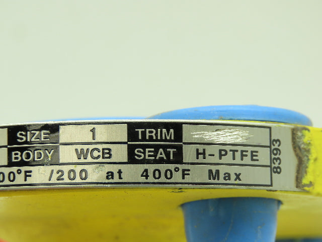 Kitz 150SCTAM Steel Ball Valve 1" Flanged 4-Bolt Raised Face Class 150# WCB