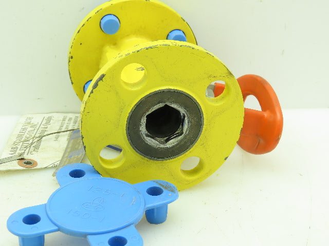 Kitz 150SCTAM Steel Ball Valve 1" Flanged 4-Bolt Raised Face Class 150# WCB