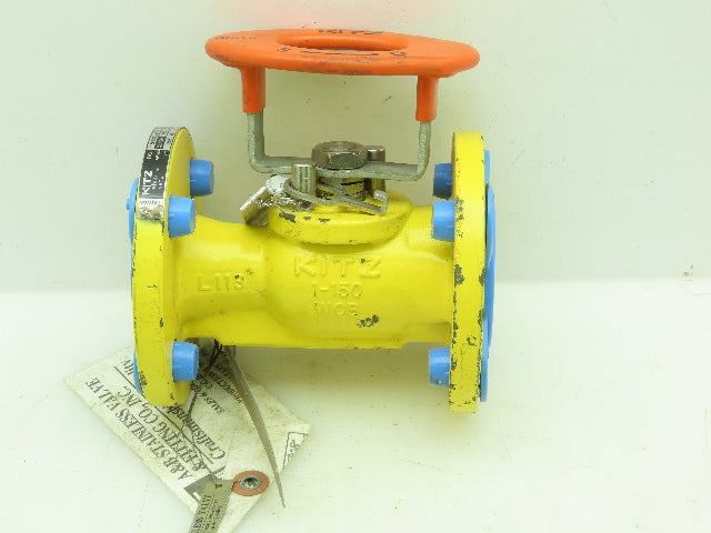 Kitz 150SCTAM Steel Ball Valve 1" Flanged 4-Bolt Raised Face Class 150# WCB