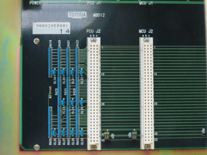 Toyoda TP-2424-1 MBD12 PC Board Circuit Board GC32 Servo Chassis