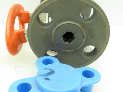 Kitz 300SCTAM-FS Ball Valve 1/2" Flanged 4-Bolt Raised Face Class 300# WCB Steel