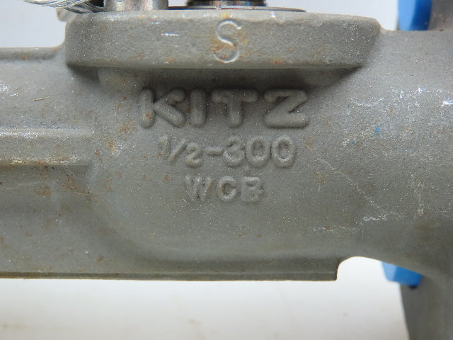Kitz 300SCTAM-FS Ball Valve 1/2" Flanged 4-Bolt Raised Face Class 300# WCB Steel