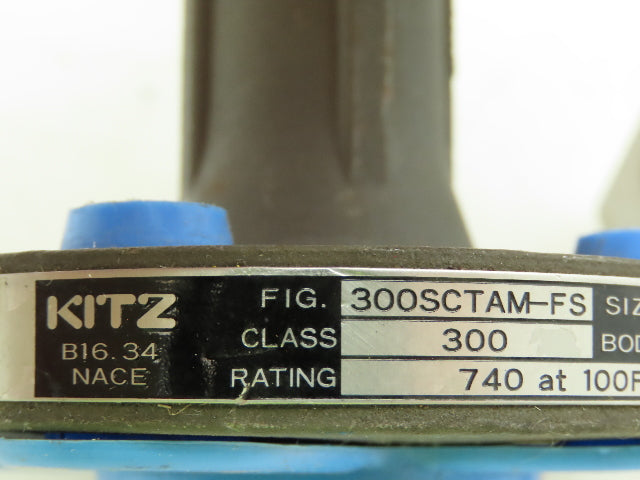 Kitz 300SCTAM-FS Ball Valve 1/2" Flanged 4-Bolt Raised Face Class 300# WCB Steel
