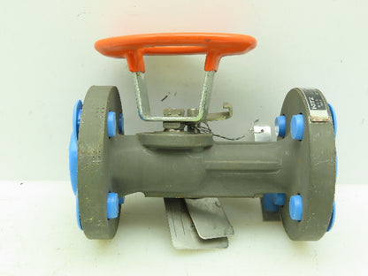 Kitz 300SCTAM-FS Ball Valve 1/2" Flanged 4-Bolt Raised Face Class 300# WCB Steel