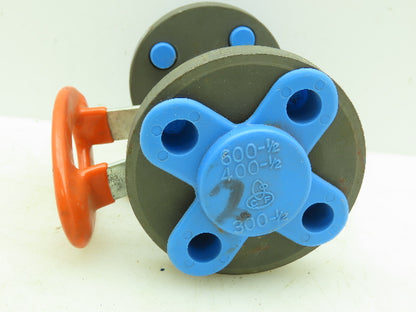 Kitz 300SCTAM-FS Ball Valve 1/2" Flanged 4-Bolt Raised Face Class 300# WCB Steel