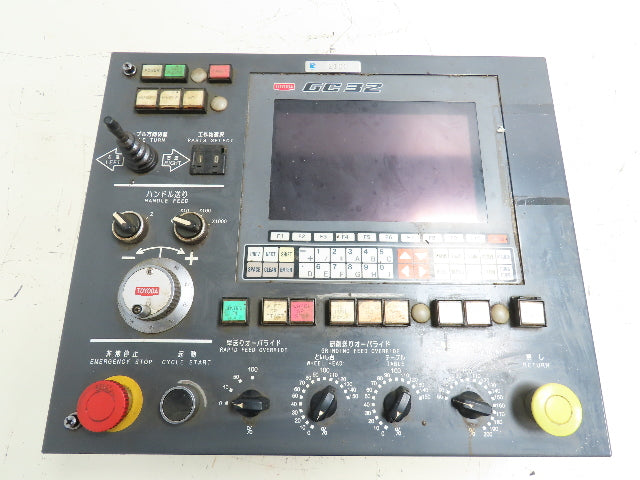 Toyoda GC32 Cylinder Grinding CNC Control Panel Operator Station Servo Operator