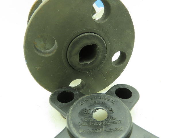 Jamesbury Ball Valve 3/4" Flanged 4-Bolt Raised Face Class 300# WCB Steel CSTL