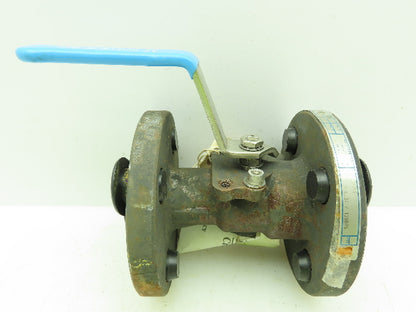 Jamesbury Ball Valve 3/4" Flanged 4-Bolt Raised Face Class 300# WCB Steel CSTL