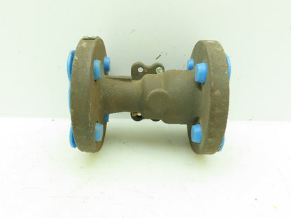 Jamesbury Ball Valve 1/2" Flanged 4-Bolt Raised Face Class 300# WCB Steel CSTL