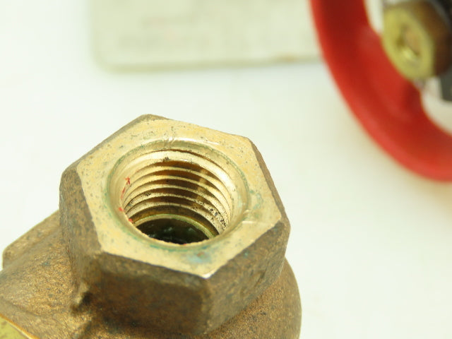 Milwaukee Fig  1174 Bronze Gate Valve Wedge Disc 1/4" NPT 200SWP 400WOG Lot of 2