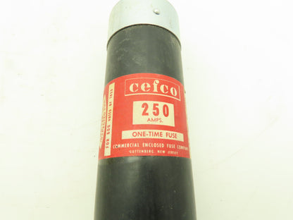 Gould-Shawmut SW-80 Cefco One Time Fuse 600Volts 250-Amps LOT OF 3