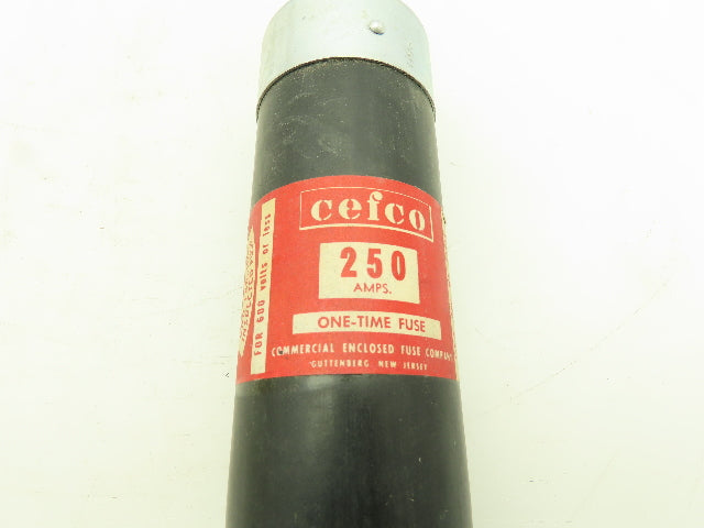 Gould-Shawmut SW-80 Cefco One Time Fuse 600Volts 250-Amps LOT OF 3