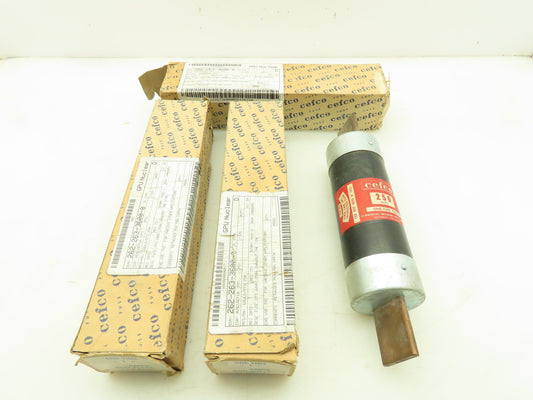 Gould-Shawmut SW-80 Cefco One Time Fuse 600Volts 250-Amps LOT OF 3