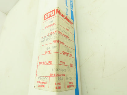 Gould OTS150 Shawmut Fast Acting One Time Fuse 600VAC 150A Class K5 LOT OF 5