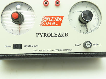 Spectra-Tech 0018-002 Pyrolyzer Power Supply Control Panel Eagle Signal