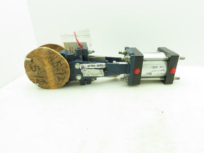 ITT Fabri-Valve Pneumatic Air Actuator 2" Knife Gate Valve 4-Lug 150PSI