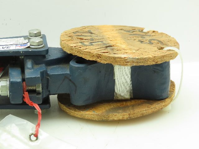 ITT Fabri-Valve Pneumatic Air Actuator 2" Knife Gate Valve 4-Lug 150PSI