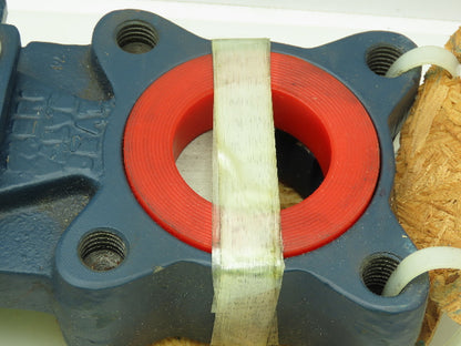 ITT Fabri-Valve Pneumatic Air Actuator 2" Knife Gate Valve 4-Lug 150PSI