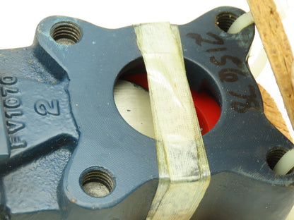 ITT Fabri-Valve Pneumatic Air Actuator 2" Knife Gate Valve 4-Lug 150PSI