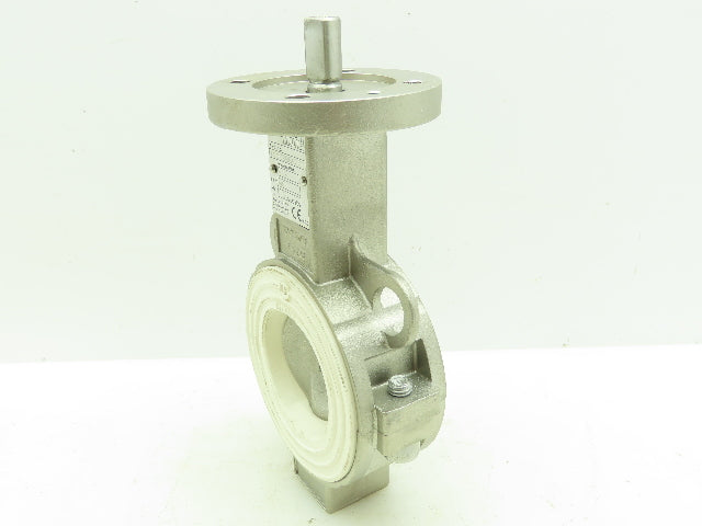 SwissFluid Cast Stainless Butterfly Valve 2" Wafer 150# DN50 PN16