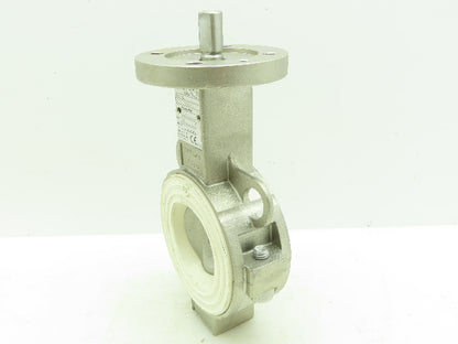 SwissFluid Cast Stainless Butterfly Valve 2" Wafer 150# DN50 PN16