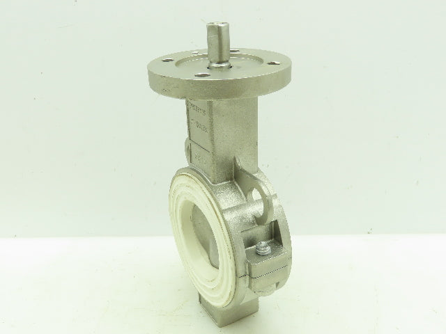 SwissFluid Cast Stainless Butterfly Valve 2" Wafer 150# DN50 PN16