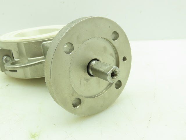 SwissFluid Cast Stainless Butterfly Valve 2" Wafer 150# DN50 PN16