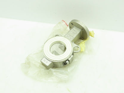 SwissFluid Cast Stainless Butterfly Valve 2" Wafer 150# DN50 PN16