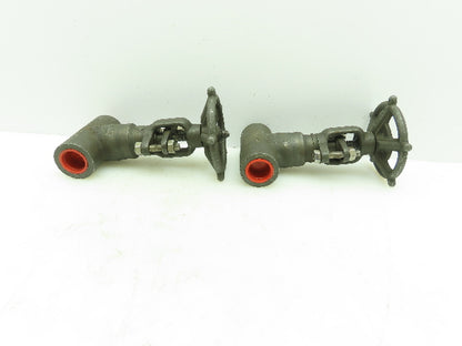 Vogt 2801 Forged Steel Gate Valve 3/4" FNPT 800# 1975PSI  Lot of 2