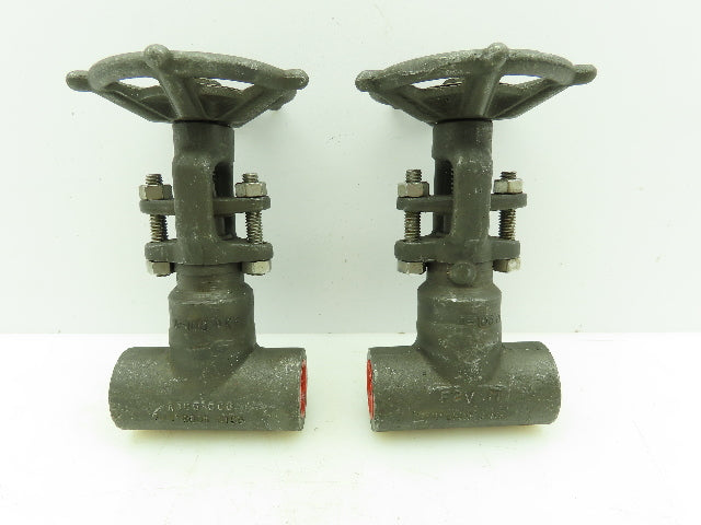 Vogt 2801 Forged Steel Gate Valve 3/4" FNPT 800# 1975PSI  Lot of 2