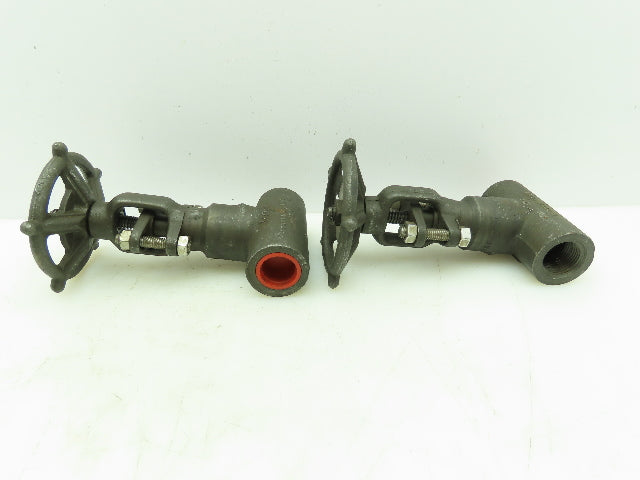 Vogt 2801 Forged Steel Gate Valve 3/4" FNPT 800# 1975PSI  Lot of 2