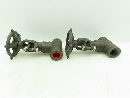 Vogt 2801 Forged Steel Gate Valve 3/4" FNPT 800# 1975PSI  Lot of 2