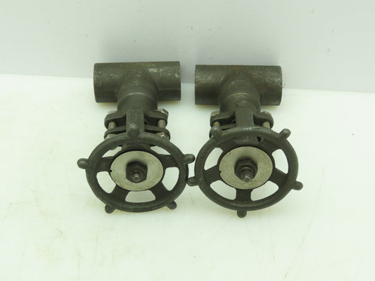 Vogt 2801 Forged Steel Gate Valve 3/4" FNPT 800# 1975PSI  Lot of 2