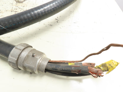 Service Wire Co  XHHW-2 Type MC 250 KCMIL 3 CDRS 4 AWG GND 600V LSZH Jacket 9.5'