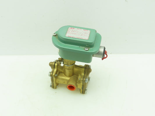 Asco Red-Hat WPFT831666M0 Pneumatic Solenoid Valve 125PSI 110/120V 1/2"NPT 3-Way