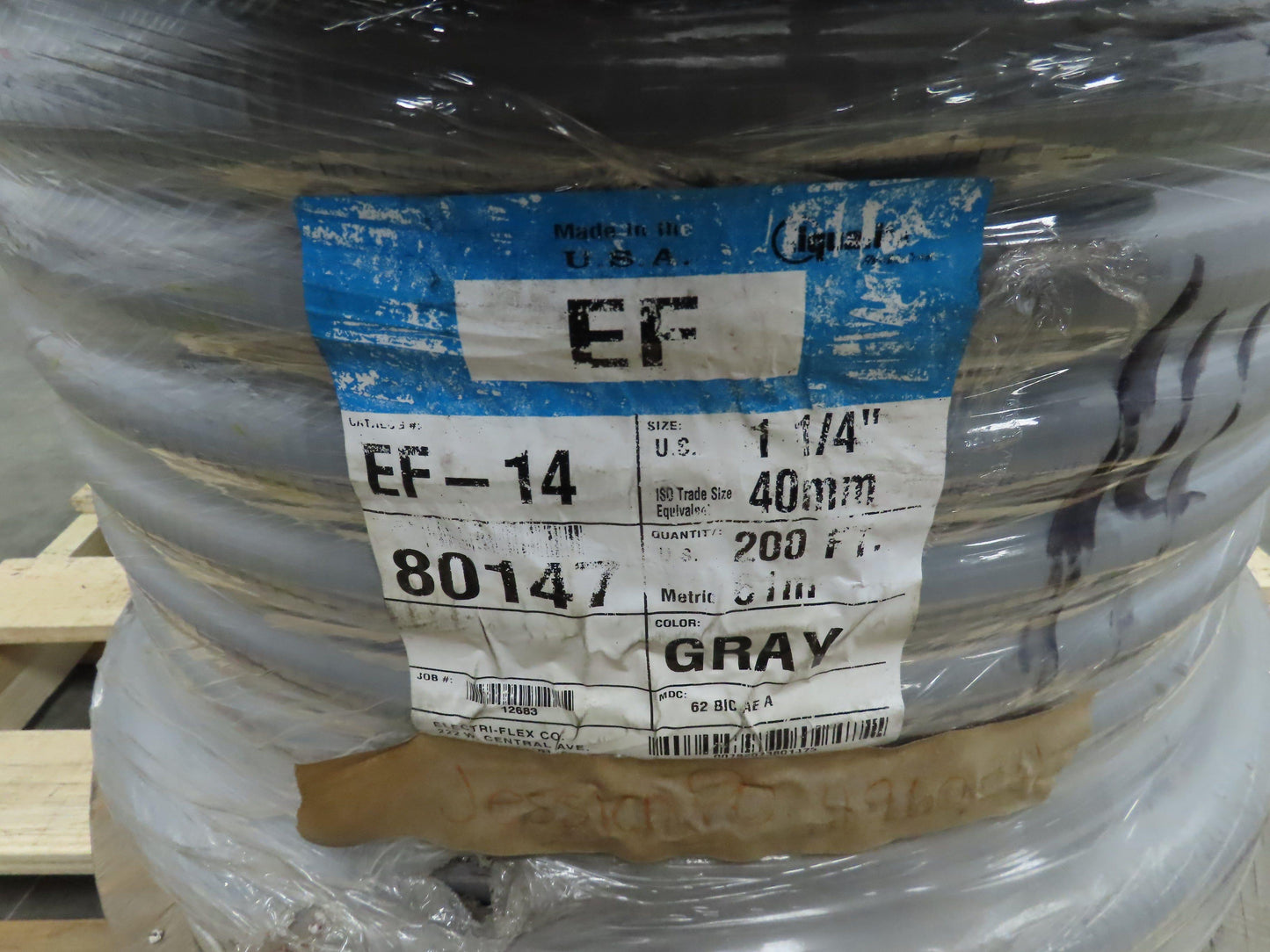 Electri-Flex 80147 EF-14 40mm Liquidtight Flexible Metal Conduit 1-1/4" 200'