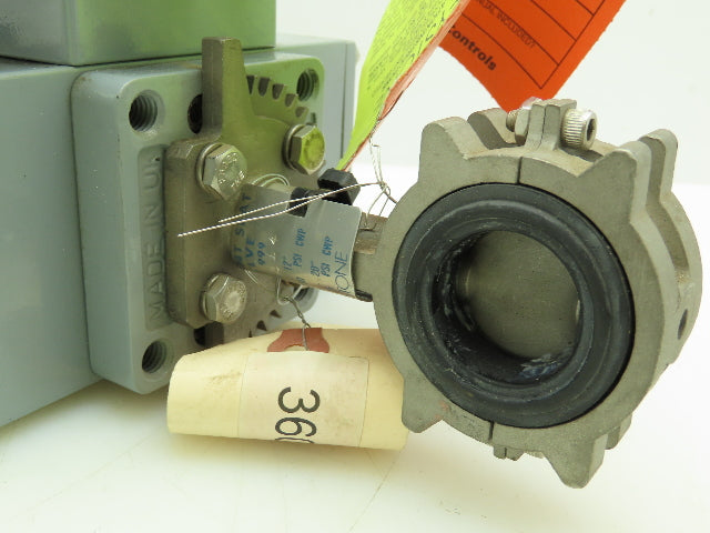 Morin MRA-004U-K-D000 Pneumatic Actuator 1" Butterfly Solenoid Valve Assembly