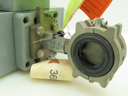 Morin MRA-004U-K-D000 Pneumatic Actuator 1" Butterfly Solenoid Valve Assembly