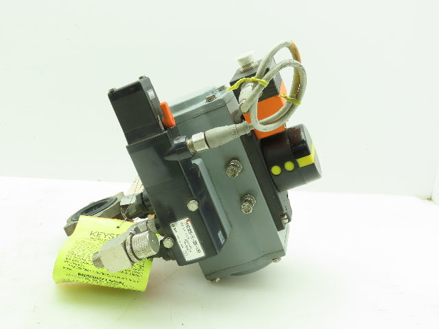 Morin MRA-004U-K-D000 Pneumatic Actuator 1" Butterfly Solenoid Valve Assembly