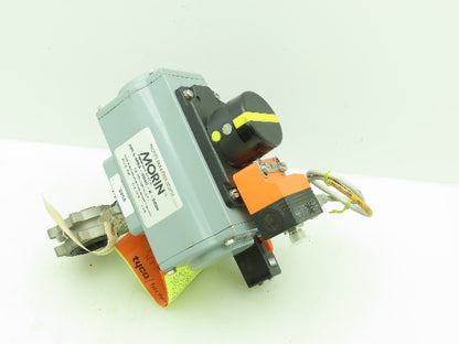 Morin MRA-004U-K-D000 Pneumatic Actuator 1" Butterfly Solenoid Valve Assembly