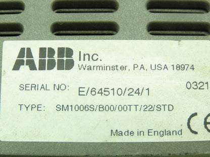 ABB SM1006S/B02/00TT/22/STD Screen Master SM1000 Display Controller