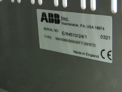 ABB SM1006S/B02/00TT/22/STD Screen Master SM1000 Display Controller