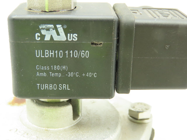 Turbo SQP 75-IN Diaphragm Pulse Jet Valve 3" Port 110V Solenoid Coil