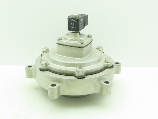 Turbo SQP 75-IN Diaphragm Pulse Jet Valve 3" Port 110V Solenoid Coil