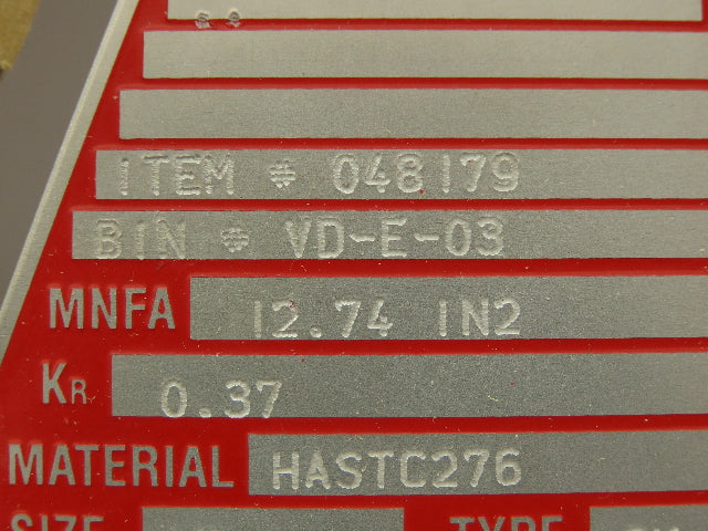 BS&B Safety Systems Rupture Disk 4" Type SKr 100 psig @ 72°F 97 psig @ 150°F