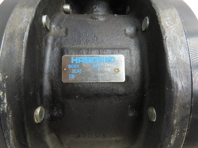 Habonim A47X-4466AT/BW Floating Ball Valve 4" Flanged Butt Weld WCB 400# Steel