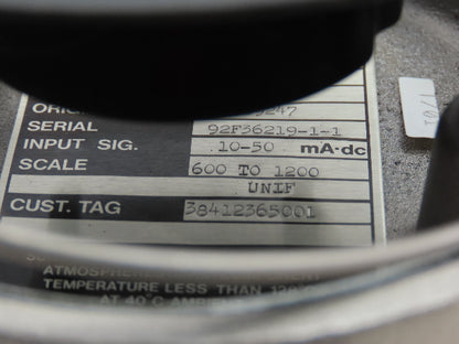 Foxboro Invensys 65FS-FNHG Field-Mounted Indicating Milliammeter 600-1200 PSI
