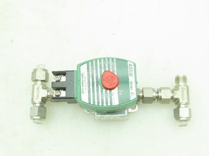 Asco Red-Hat OFKB8262H188VMB Numatic Solenoid Valve SS 2-Way 1/4"NPT 70PSI 24DC