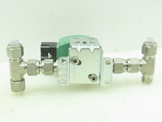 Asco Red-Hat OFKB8262H188VMB Numatic Solenoid Valve SS 2-Way 1/4"NPT 70PSI 24DC