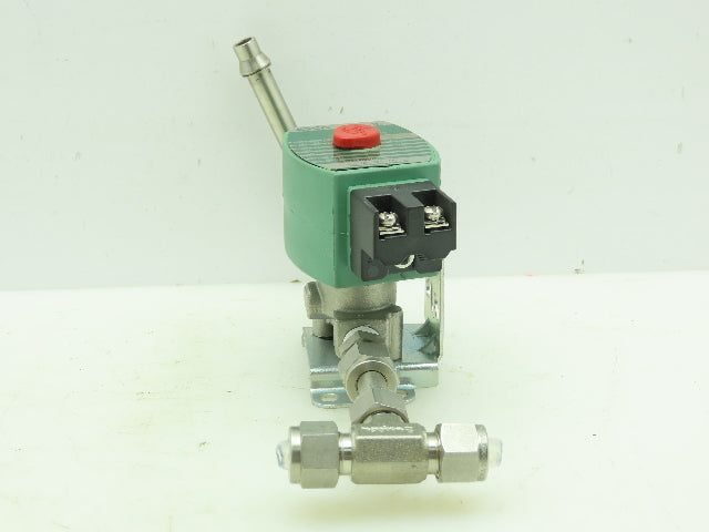Asco Red-Hat OFKB8262H188VMB Numatic Solenoid Valve SS 2-Way 1/4"NPT 70PSI 24VDC